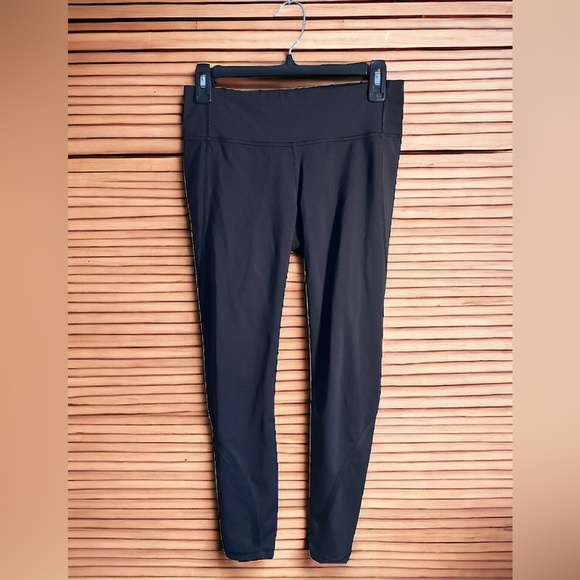 Lululemon Women's Black Athletic Leggings No Size Tag See Measurements - Picture 1 of 6